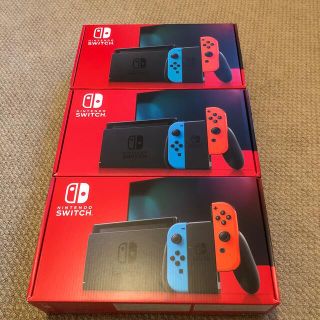 ニンテンドースイッチ(Nintendo Switch)の任天堂スイッチ未使用3台(家庭用ゲーム機本体)