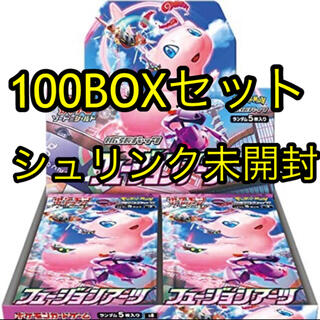 ポケモン(ポケモン)のポケカ　フュージョンアーツ　100box新品シュリンク付き(Box/デッキ/パック)