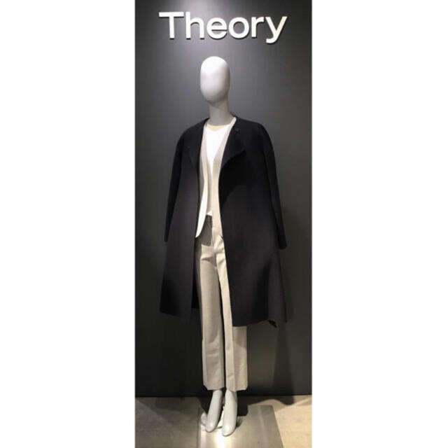 Theory 19aw ノーカラーコート