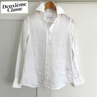 ドゥーズィエムクラス(DEUXIEME CLASSE)の新品 ドゥーズィエムクラス 購入 ORIAN リネン シャツ(シャツ/ブラウス(長袖/七分))