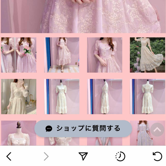 Swankiss(スワンキス)のmanontokyo レースワンピース レディースのワンピース(ロングワンピース/マキシワンピース)の商品写真