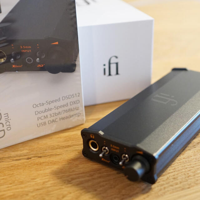 ifi audio micro iDSD BL 付属品完備 DAC HPA スマホ/家電/カメラのオーディオ機器(アンプ)の商品写真