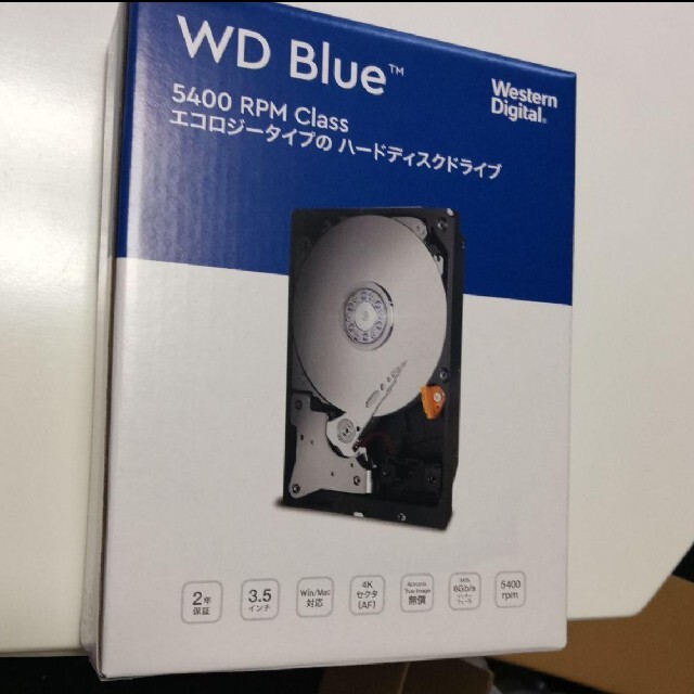 WESTERN DIGITAL　内蔵ＨＤＤ　［３．５インチ／６ＴＢ スマホ/家電/カメラのPC/タブレット(PCパーツ)の商品写真