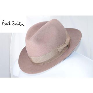 ポールスミス(Paul Smith)のmachaki様専用☆Paul Smith ウール フェルト帽子 ベージュカラー(ハット)