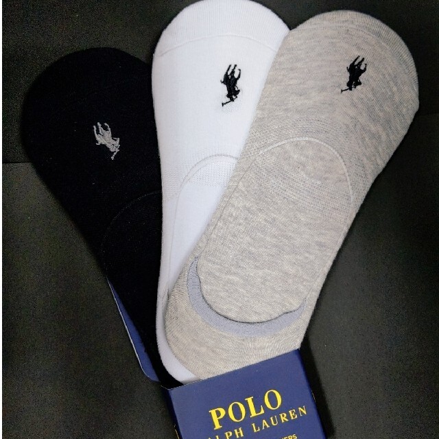 POLO RALPH LAUREN(ポロラルフローレン)のラルフローレンカバーソックス3色セット レディースのレッグウェア(ソックス)の商品写真