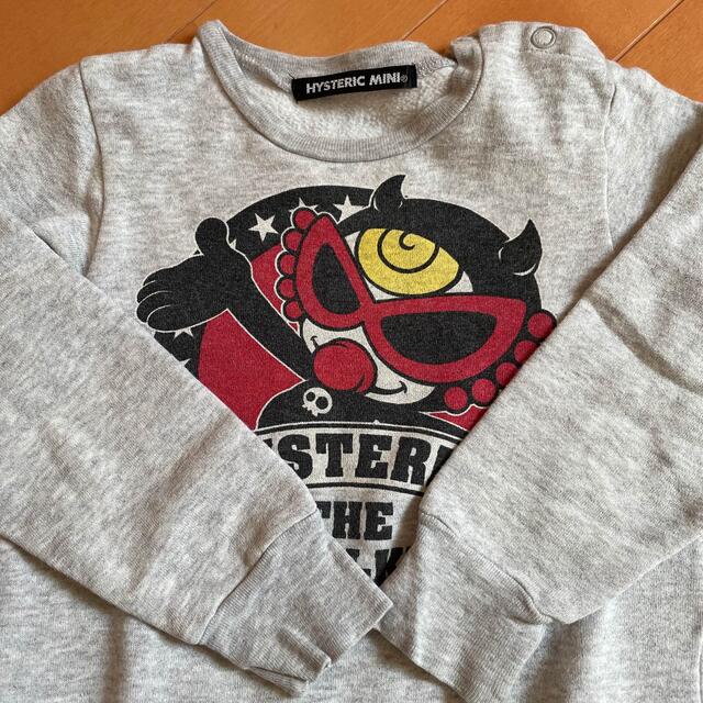 HYSTERIC MINI(ヒステリックミニ)のヒスミニ トレーナー スウェット 90 ヒステリックミニ キッズ/ベビー/マタニティのキッズ服男の子用(90cm~)(Tシャツ/カットソー)の商品写真