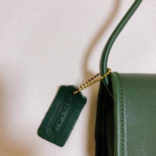COACH - 【大人気】オールドコーチショルダーバッグ レア色グリーン