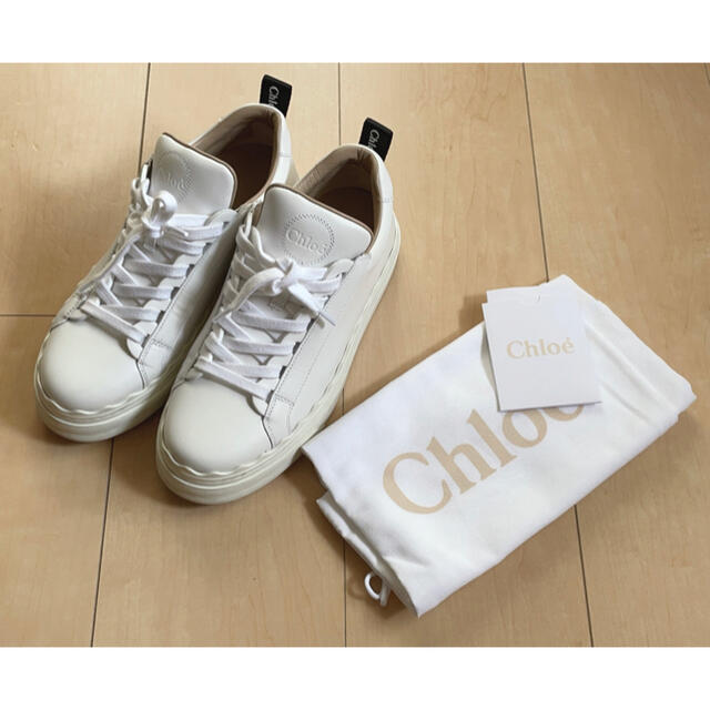 Chloe(クロエ)の☆安値半額以下！［クロエ］スニーカー　白　36☆ レディースの靴/シューズ(スニーカー)の商品写真