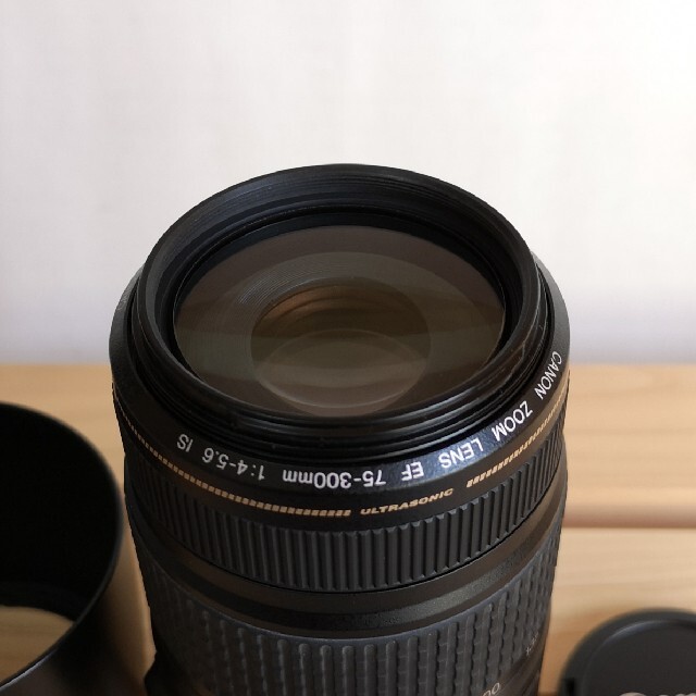 Canon(キヤノン)の⭐CanonZoom Rens EF75-300 1:4-5.6 IS USM スマホ/家電/カメラのカメラ(レンズ(ズーム))の商品写真