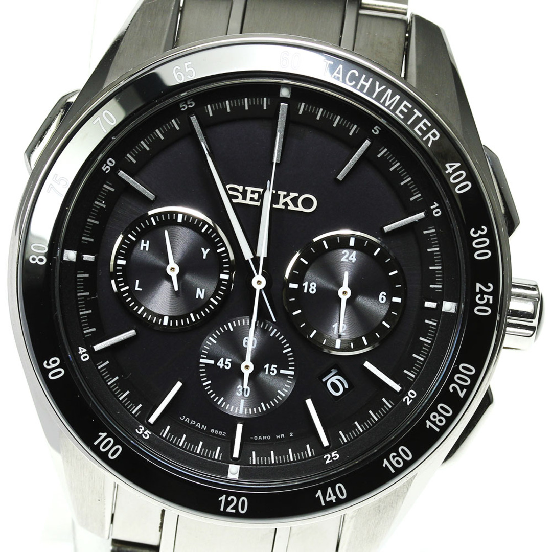 超歓迎された SEIKO - ☆良品【SEIKO】セイコー ブライツ クロノグラフ 8B82-0AP0/SAGA171 ソーラー メンズ 腕時計(アナログ)