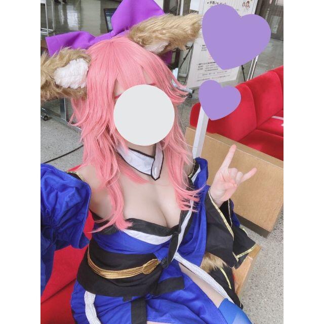 【FGO】玉藻の前（ウィッグ、靴、護符付きフルセット）  エンタメ/ホビーのコスプレ(衣装一式)の商品写真