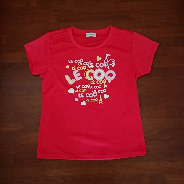 le coq sportif(ルコックスポルティフ)のルコック 子供 半袖機能Tシャツ 120 2枚 キッズ/ベビー/マタニティのキッズ服女の子用(90cm~)(Tシャツ/カットソー)の商品写真