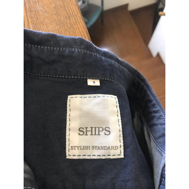 SHIPS(シップス)のships シップス　デニムシャツ　ブラウス　トップス　S レディースのトップス(シャツ/ブラウス(長袖/七分))の商品写真