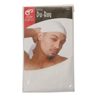 【新品】ドゥーラグ 白 ホワイト DU-RAG 黒人 キャップ アクセサリー(その他)