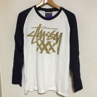 ステューシー(STUSSY)のおっかぁー♬様 stussy 30th ラグラン ロングTシャツ M(Tシャツ/カットソー(七分/長袖))