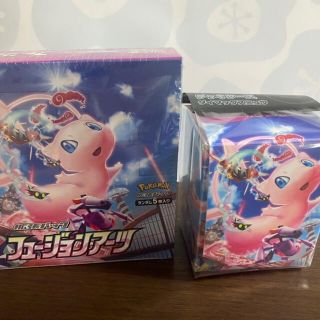 ポケモン(ポケモン)の☆即日発送可能☆ポケモンカードフュージョンアーツBOX未開封　ケース付き(Box/デッキ/パック)