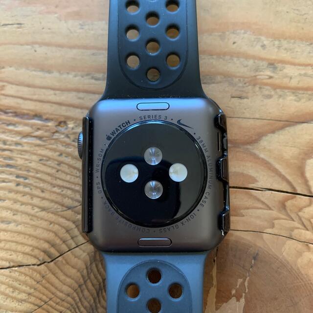 Apple Watch(アップルウォッチ)のApple Watch Nike Series 38mmスペースグレイ スマホ/家電/カメラのスマホアクセサリー(その他)の商品写真