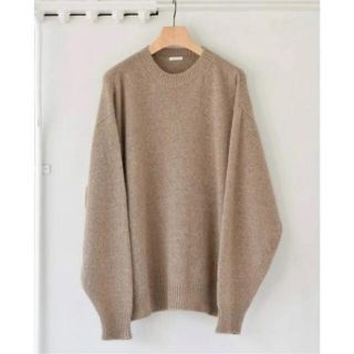 コモリ(COMOLI)の21AW COMOLI カシミヤクルーネックニット(ニット/セーター)