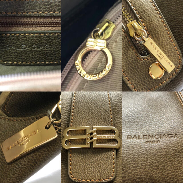 Balenciaga(バレンシアガ)の極美品⭐️バレンシアガ ゴールド金具 BBロゴ ロゴ型押し レザー ハンドバッグ レディースのバッグ(ハンドバッグ)の商品写真