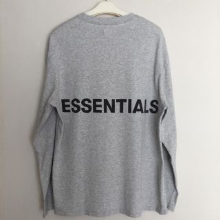 フィアオブゴッド(FEAR OF GOD)のFear of God FOG Essentials 長袖ロンTシャツ 灰 XL(Tシャツ/カットソー(七分/長袖))