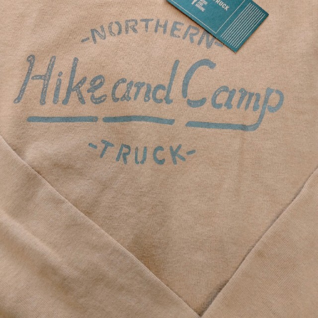 NORTHERN TRUCK(ノーザントラック)の【M】ノーザントラック長袖Tシャツマスタードイエロー レディースのトップス(Tシャツ(長袖/七分))の商品写真