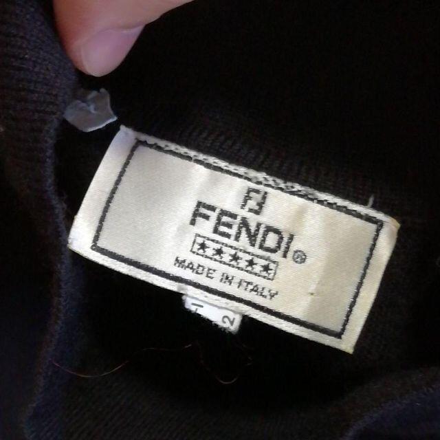 FENDI(フェンディ)の3 A 美品　フェンディ　FENDI　ニット　セーター　黒 レディースのトップス(ニット/セーター)の商品写真