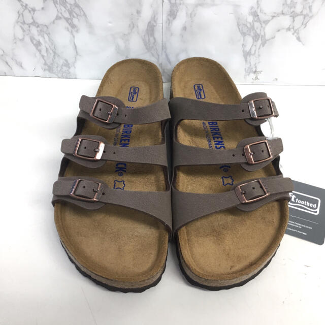 BIRKENSTOCK - 新品 モカ ビルケンシュトック フロリダ サンダル 37 ... 新品 ビルケンシュトック フロリダ レディース 37