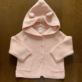 ベビーギャップ(babyGAP)の【appleさま専用】baby GAP くま耳ニットカーディガン(カーディガン/ボレロ)