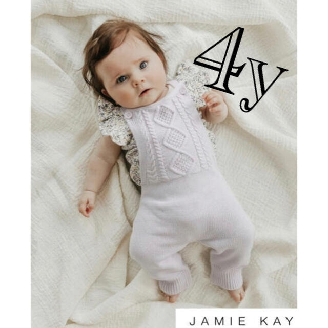 Caramel baby&child (キャラメルベビー&チャイルド)の新品未使用　jamiekay ジェイミーケイ　サロペット キッズ/ベビー/マタニティのキッズ服女の子用(90cm~)(ニット)の商品写真