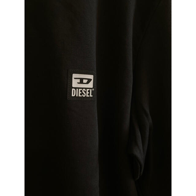 DIESEL(ディーゼル)の新品未使用！　ディーゼル DIESEL トレーナー スウェット  ブラックXXL メンズのトップス(スウェット)の商品写真