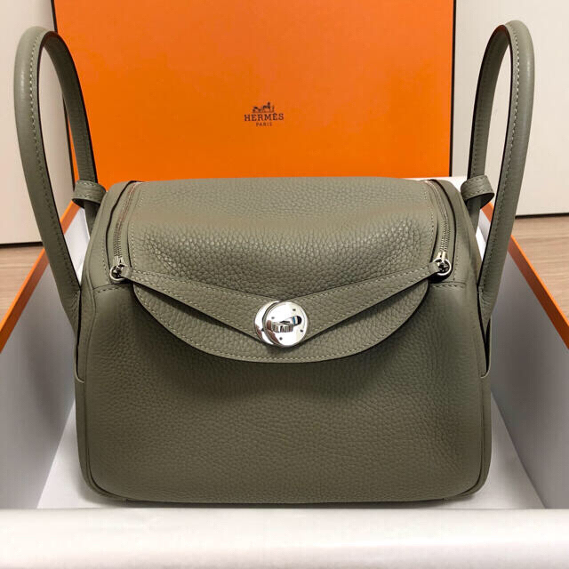 最大10%OFFクーポン 『お取り置き中』HERMES リンディ 26 セージ