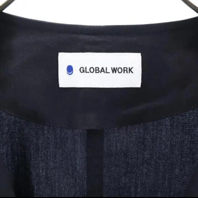 GLOBAL WORK(グローバルワーク)のグローバルワーク 薄地コットンコート F ネイビー GLOBAL WORK レディースのジャケット/アウター(スプリングコート)の商品写真