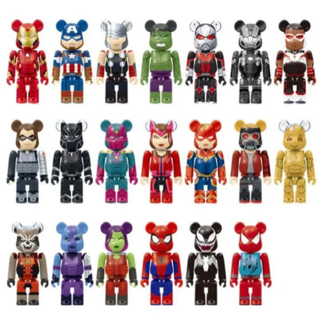 MEDICOM TOY - MARVEL Happyくじ BE@RBRICK