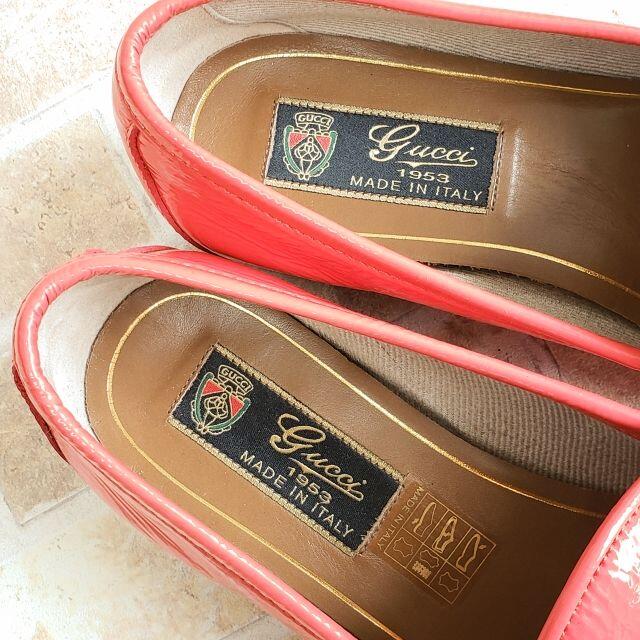 GUCCI - グッチ GUCCI ☆エナメルレザー ビット ローファー GUCCI - グッチ GUCCI ☆エナメルレザー ビット ローファー