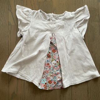 シマムラ(しまむら)の花柄生地の切り替えトップス(Tシャツ/カットソー)