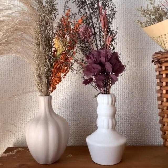3COINS - スリーコインズ フラワーベース 花器 花瓶 韓国インテリア ２点セット の通販 by ボタニカル ガーデン｜スリーコインズならラクマ