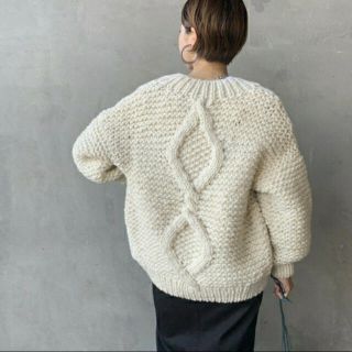 SALE⚑︎⚐︎Allumer アリュメール ハンドニットケーブルカーディガン