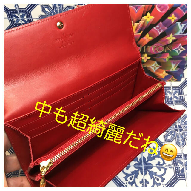 LOUIS VUITTON(ルイヴィトン)のルイヴィトン　💕超極上レベル💕　超可愛いストライプ模様のエナメル財布😘 レディースのファッション小物(財布)の商品写真