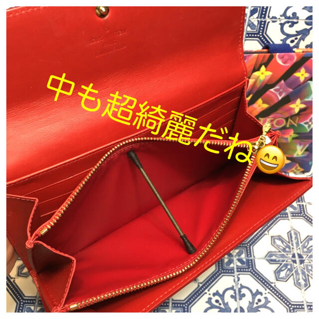 LOUIS VUITTON(ルイヴィトン)のルイヴィトン　💕超極上レベル💕　超可愛いストライプ模様のエナメル財布😘 レディースのファッション小物(財布)の商品写真