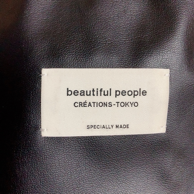 beautiful people(ビューティフルピープル)の正規品Beautiful People2way巾着バッグ ブラック レディースのバッグ(ショルダーバッグ)の商品写真