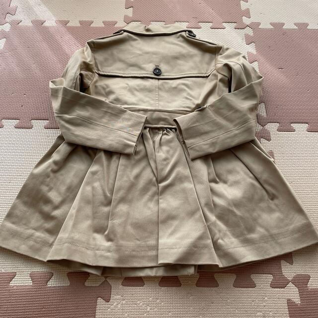 UNIQLO(ユニクロ)のUNIQLO ユニクロ トレンチコート 女の子 子供 KIDS キッズ/ベビー/マタニティのキッズ服女の子用(90cm~)(ジャケット/上着)の商品写真