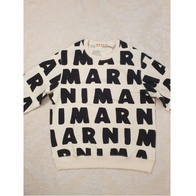 Marni(マルニ)の【新品・未使用】MARNI KIDS ロゴスウェットシャツ 12Y キッズ/ベビー/マタニティのキッズ服女の子用(90cm~)(Tシャツ/カットソー)の商品写真