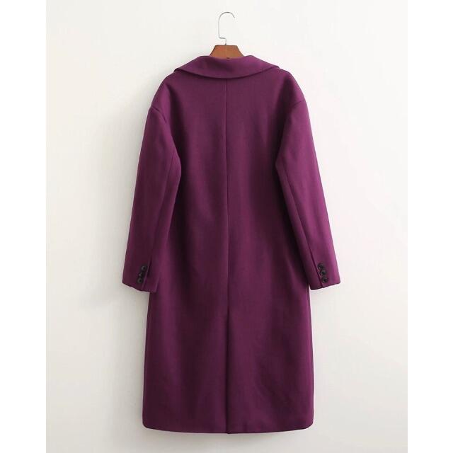 ZARA - 🌰9月新作🌾5963◇バーガンディー ロングコート ZARA - 🌰9月新作🌾5963◇バーガンディー ロングコート