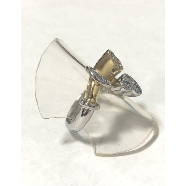 人気ブランドを ☆仕上済☆ Pt900 K18YG プラチナ 18金 ダイヤモンド