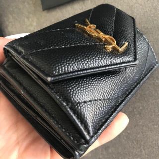 Saint Laurent - イヴサンローラン コンパクト財布 三つ折りの通販 by