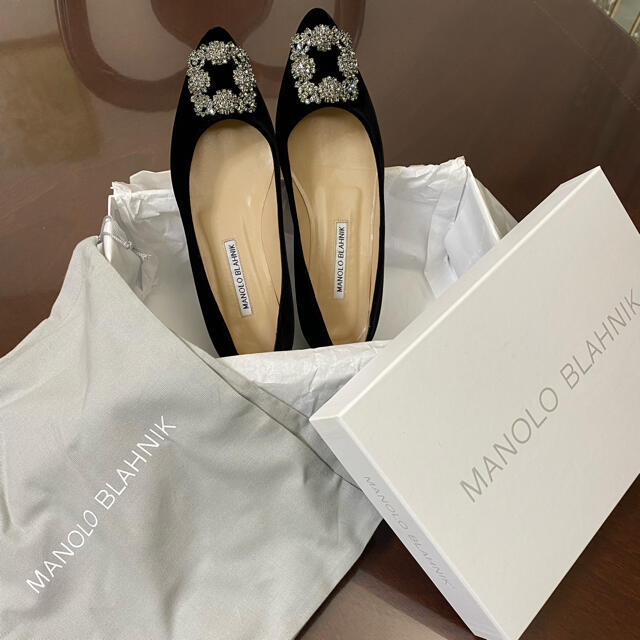 MANOLO BLAHNIK(マノロブラニク)の美品✨マノロブラニク❤️ハンギシフラット レディースの靴/シューズ(ハイヒール/パンプス)の商品写真