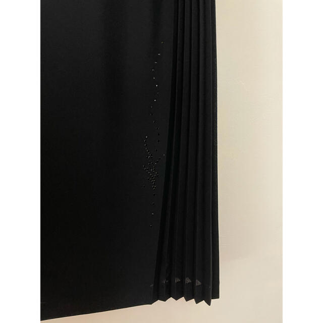Dazur(ダジュー)のロングスカート(黒)：大きめサイズ レディースのスカート(ロングスカート)の商品写真
