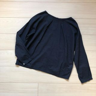 ヤラ(YARRA)の新品　YARRA ヤラ　ブラウス　ネイビー　コットン(シャツ/ブラウス(長袖/七分))