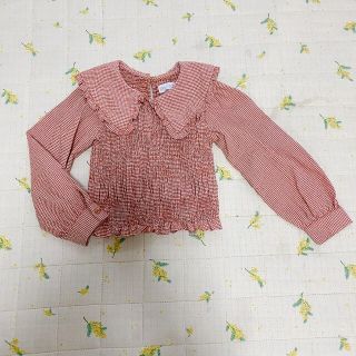 ザラキッズ(ZARA KIDS)のZARA♡ギンガムチェック トップス(ブラウス)