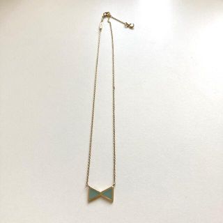 クロエ(Chloe)のChloe ゴールド　ネックレス　リボン(ネックレス)